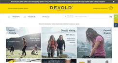 Desktop Screenshot of devold.pl