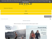 Tablet Screenshot of devold.pl